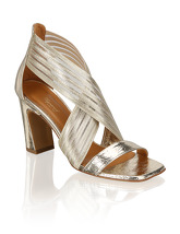 Vigneron Glattleder Klassische Sandalen