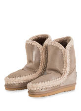 Mou Boots Mit Echtfellfutter grau