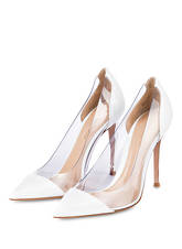 Gianvito Rossi Pumps Plexi 105 weiss