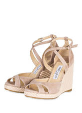 Jimmy Choo Wedges Alanah 105 rosa