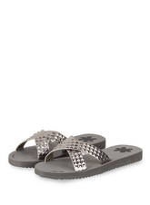 Flip*Flop Pantoletten Cross Tile grau