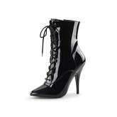 Pleaser® High Heel Stiefel Seduce Schnürstiefeletten schwarz Damen