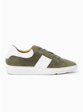 Wildleder-Turnschuhe, khaki