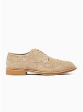 SELECTED HOMME Wildleder-Brogues, Grau