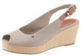 TOMMY HILFIGER Sandalette ICONIC ELBA SLING BACK WEDGE