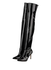 Gianvito Rossi Overknee-Stiefel schwarz