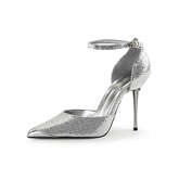 Pleaser® Silver Woven Heels Appeal Klassische Pumps silber Damen