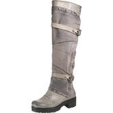 Laufsteg München Klassische Stiefel grau Damen