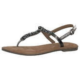 Tamaris Riemchensandalen dunkelgrau Damen