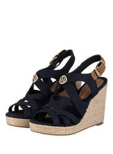 Tommy Hilfiger Wedges Iconic Elena blau