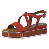 MARCO TOZZI Klassische Sandalen rot-kombi Damen