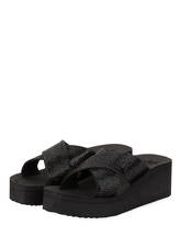 Flip*Flop Plateau-Pantoletten Cross Glam schwarz