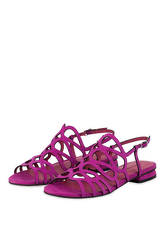 Elvio Zanon Sandalen Camoscio pink