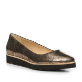 Ballerinas im Metallic Look