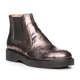 Stiefelette im Metallic Look