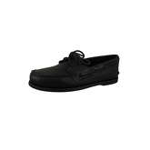 Sperry 0836981 A/O 2-Eye Herren Leder Bootsschuhe Black Schwarz Schnürschuhe schwarz Herren