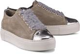 Luxus-Sneaker von AGL in taupe für Damen. Gr. 37,37 1/2