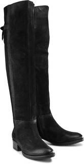 Overknee-Stiefel von Flare & Brugg in schwarz für Damen. Gr. 37,38,39