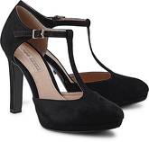 Riemchen-Pumps von Buffalo in schwarz für Damen. Gr. 36,37,38,39,40,41,42