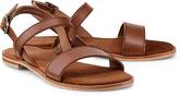 Trend-Sandale von COX in braun für Damen. Gr. 38,39,42