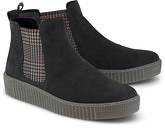 Chelsea-Boots von Gabor in grau für Damen. Gr. 37,38,38 1/2,39,40,40 1/2