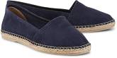 Velours-Espadrilles von COX in blau für Damen. Gr. 37,39