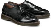 Brogue-Schnürer von Another A in schwarz für Damen. Gr. 36,37,38,39,40,41