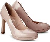 Lack-Pumps von Buffalo in beige für Damen. Gr. 41