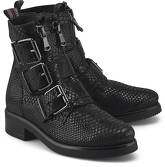 Biker-Boots von COX in schwarz für Damen. Gr. 37,38,39,40,41