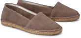 Velours-Espadrille von COX in taupe für Damen. Gr. 37,41