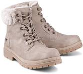 Winter-Boots von Mustang in beige für Damen. Gr. 36,37,38,39,40,41,42