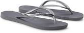 Zehentrenner Slim von Havaianas in grau für Damen. Gr. 36,38,40,42