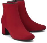 Nubuk-Stiefelette von Paul Green in rot für Damen. Gr. 36,37,37 1/2,38,38 1/2,39,40,40 1/2,41,42