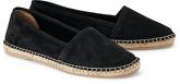 Velours-Espadrille von COX in schwarz für Damen. Gr. 38