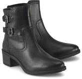 Leder-Stiefelette von Bugatti in schwarz für Damen. Gr. 37,38,39,40,41