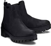 Chelsea-Boots von Rieker in schwarz für Damen. Gr. 36