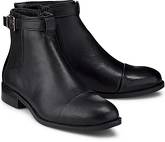 Chelsea-Boots von COX in schwarz für Damen. Gr. 36,37,38,39,40,41,42