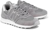 Retro-Sneaker 574 von New Balance in grau für Damen. Gr. 37,37 1/2,38,40,41 1/2