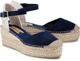 Keil-Espadrille Anja von Vidorreta in blau für Damen. Gr. 38,39,41