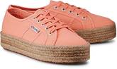 Schnürer Cotropew von Superga in apricot für Damen. Gr. 37,38,39,40,41