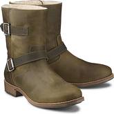 Winter-Boots Bonnie von Apple of Eden in khaki für Damen. Gr. 37,40