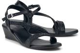 Keil-Sandalette von Drievholt in schwarz für Damen. Gr. 37,38,39,40