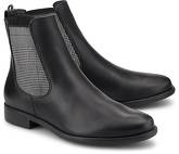 Chelsea-Boots von Tamaris in schwarz für Damen. Gr. 36,37,38,39,40,41,42