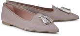 Tassel-Loafer von Pretty Ballerinas in taupe für Damen. Gr. 37,39