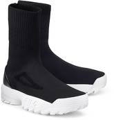 Disruptor Sockboot von Fila in schwarz für Damen. Gr. 38,40,41