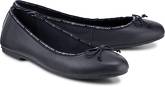 Klassik-Ballerina von Tommy Hilfiger in blau für Damen. Gr. 37,38,39,40,41