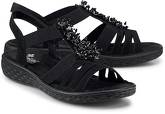 Sommer-Sandale von Rieker in schwarz für Damen. Gr. 36,37,38,39,40,41,42