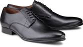 Business-Schnürschuh von COX in schwarz für Herren. Gr. 40,41,42,43,44,45,46