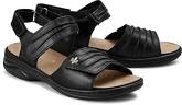 Komfort-Sandale von Rieker in schwarz für Damen. Gr. 36,37,38,39,40,41,42