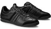 Leder-Sneaker Aki von BOSS in schwarz für Herren. Gr. 40
